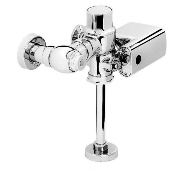 FLUXOMETRO HELVEX P/MINGITORIO DE SENSOR BATERIAS SPUD 19MM 0.5 LPD CROMO