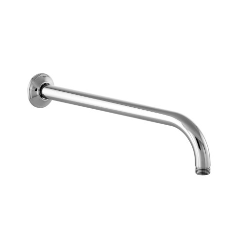 BRAZO Y CHAPETON URREA A PARED REDONDO 40 CM CROMO