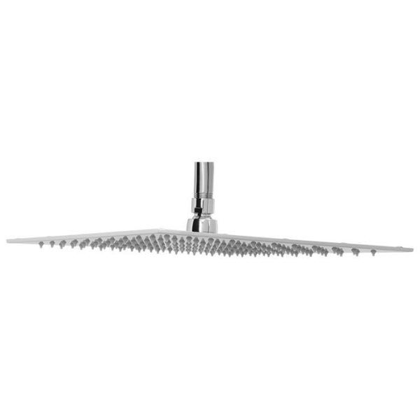 REGADERA HELVEX S/BRAZO Y CHAPETON ULTRAPLANA CUADRADA PLATO 12? CROMO