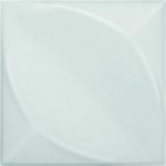 MOSAICO TILES 15X15 HOJA BLANCO MATE C/RELIEVE