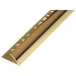 UNIPERFIL ALUMINIO TILES 12MM X 2.5M EUROCANTO ORO BRILLO