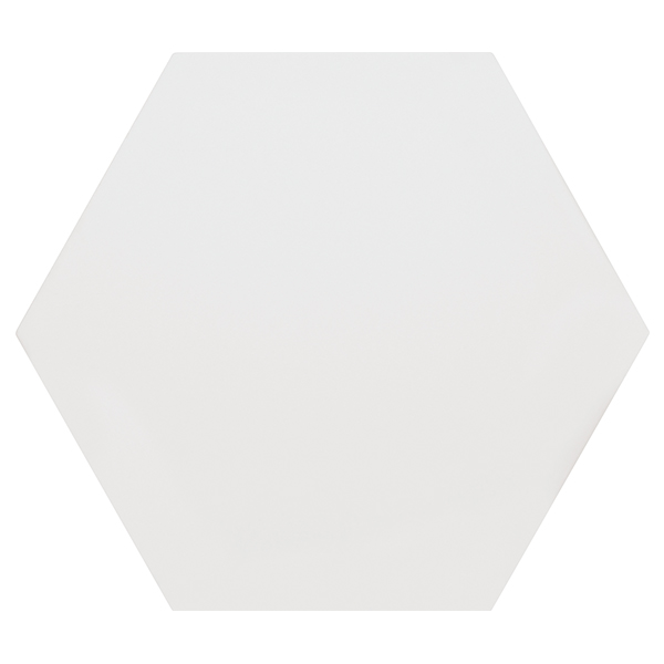 MOSAICO TILES 15X17 HEXAGONO LISO BLANCO MATE