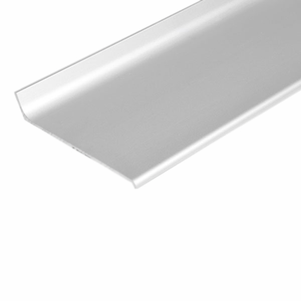 ZOCLO ALUMINIO TILES 6CM X 2.5M PLATA MATE