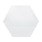 MOSAICO TILES 15X17 HEXAGONO LISO BLANCO BRILLO