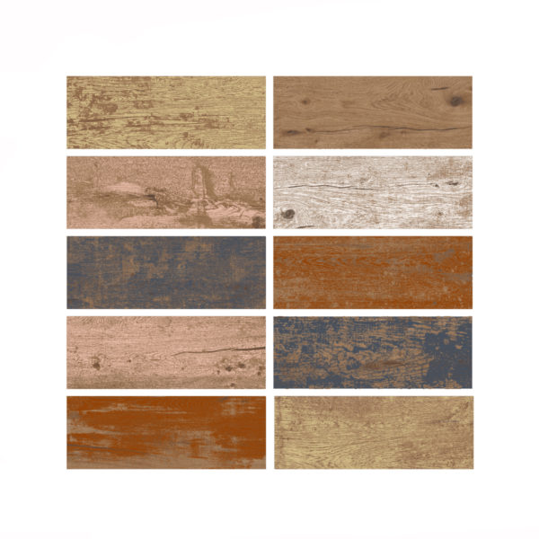 AZULEJO LAMOSA 18X55 MADERA FRIDA MIX [1.69 M2] CAJA d