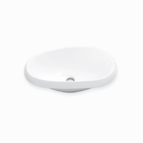 LAVABO HELVEX ELIPSIS DE SOBRECUBIERTA S/REBOSADERO BLANCO