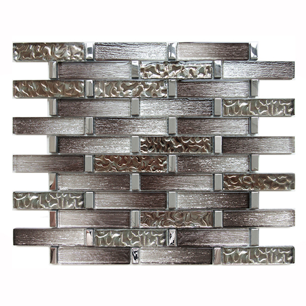 MOSAICO TILES ENMALLADO 30X33.5 FERRO