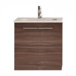 TOCADOR ROYOMEX URBAN 50X39X50 CM 2 PUERTAS NOGAL TERRACOTA S/ESPEJO