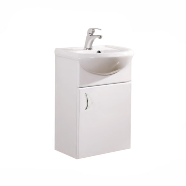 TOCADOR ROYOMEX BASICK 45x25x60 CM LACADO  BRILLO BLANCO S/ESPEJO