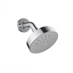 REGADERA URREA C/BRAZO Y CHAPETON REDONDA 10CM CROMO