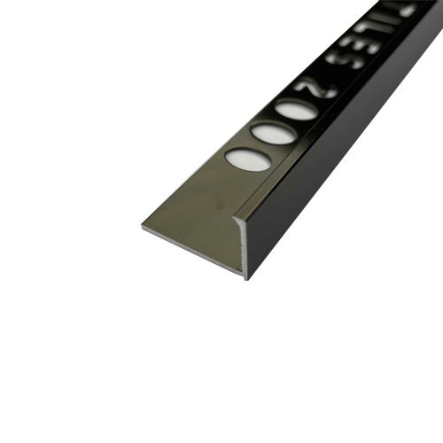 PERFIL L ALUMINIO TILES 12MM X 2.5M COBRE BRILLO