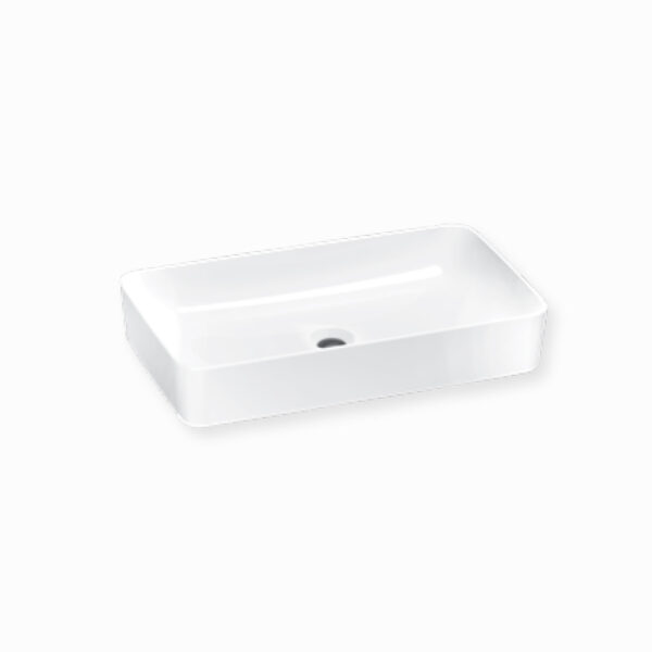 LAVABO HELVEX ALASKA DE SOBREPONER S/REBOSADERO BLANCO