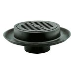 COLADERA HELVEX P/PISO C/REJILLA REDONDA TRANSITO PESADO.