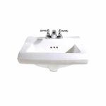 LAVABO AMERICAN STANDARD DE COLGAR VERACRUZ 4? BLANCO