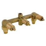 ENSAMBLE HELVEX TRIPLE P/EMPOTRAR P/REGADERA Y TINA SIN CHAPETON (VALVEX II)