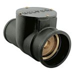 VALVULA HELVEX DE DRENAJE ANTIRRETORNO P/TUBO DE 153MM C/COMP. LATON